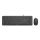 Philips 2000 series SPT6207B - Set mouse e tastiera - plug and play, multimedia shortcuts, silent design - USB 2.0