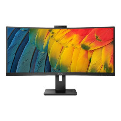 Philips 34B1U5600CH - 5000 Series - monitor a LED - curvato - 34" - 3440 x 1440 WQHD @ 120 Hz - VA - 350 cd/m² - 3000:1 - 4 ms 