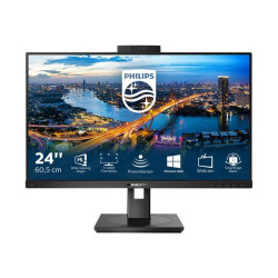 Philips B Line 242B1H - Monitor a LED - 24" (23.8" visualizzabile) - 1920 x 1080 Full HD (1080p) @ 75 Hz - IPS - 250 cd/m² - 10