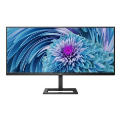 Philips E-line 346E2LAE - Monitor a LED - 34" - 3440 x 1440 WQHD @ 100 Hz - VA - 300 cd/m² - 4000:1 - 1 ms - HDMI, DisplayPort,