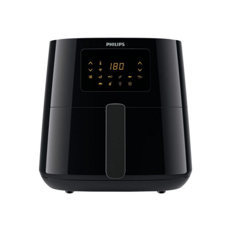 Philips Essential HD9280 Airfryer XL - Friggitrice ad aria calda - 6.2 litri - 2000 W - argento scuro/nero