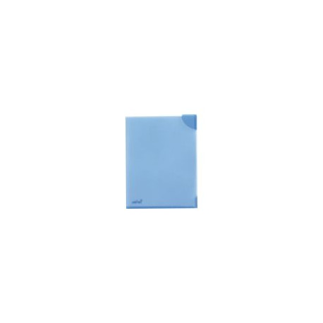 Plastidea - Cartella a L - per 220 x 305 mm - blu (pacchetto di 5)