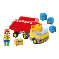 Playmobil 1.2.3 - Autocarro a cassone ribaltabile