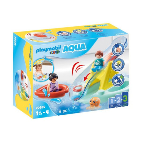 Playmobil 1.2.3 Aqua - Water Seesaw with Boat