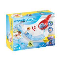 Playmobil 1.2.3 Aqua - Water Slide with Sea Animals