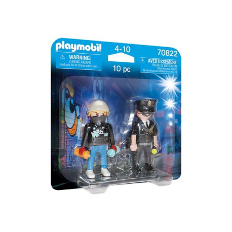 Playmobil City Action - DuoPack Policeman and Street Artist