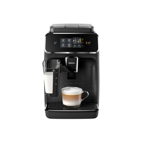 Philips Series 2200 EP2230 - Macchina del caffè automatica con cappuccinatore - 15 bar - nero opaco