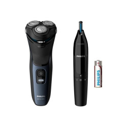 Philips Series 3000 S3134 - Rasoio - cordless - Deep Blue