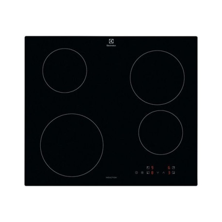 Electrolux Serie 300 EIB60424CK - Piano cottura a induzione - 4 piastre - Nicchia - larghezza: 56 cm - prof. 49 cm - nero
