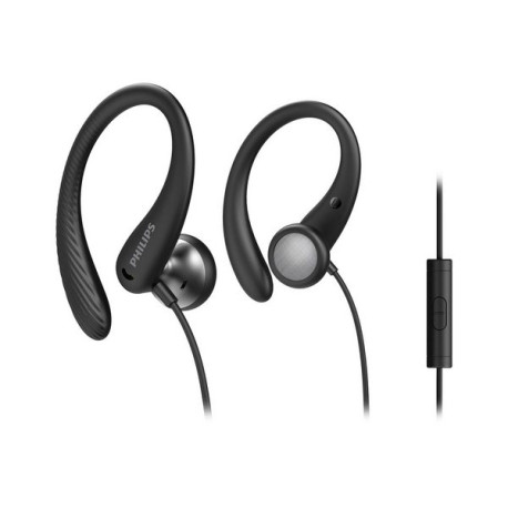 Philips TAA1105BK - Auricolari con microfono - auricolare - struttura sovrauricolare - cablato - jack 3,5 mm - nero