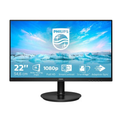 Philips V-line 221V8A - Monitor a LED - 22" (21.5" visualizzabile) - 1920 x 1080 Full HD (1080p) @ 75 Hz - VA - 200 cd/m² - 400