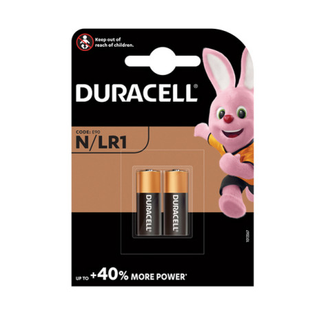 Pila - 1,5V (MN9100/LR1) - Duracell - blister 2 pezzi