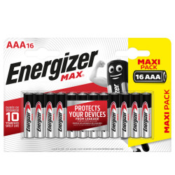 Pila ministilo AAA - 1,5V - Energizer max - blister 16 pezzi