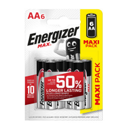 Pila stilo AA - 1,5V - Energizer Max - blister 6 pezzi