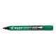 Pilot 100 - Marcatore - permanente - verde - inchiostro a base olio - 1 mm - fine