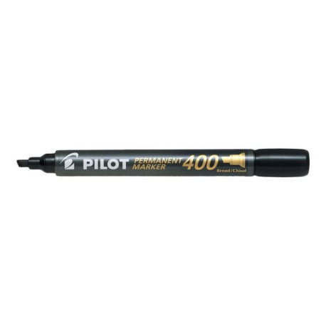 Pilot 400 - Marcatore - permanente - nero - inchiostro a base olio - 4 mm - larga (pacchetto di 20)