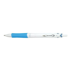 Pilot Acroball Pure White - Penna a sfera - 1 mm - medio - retrattile