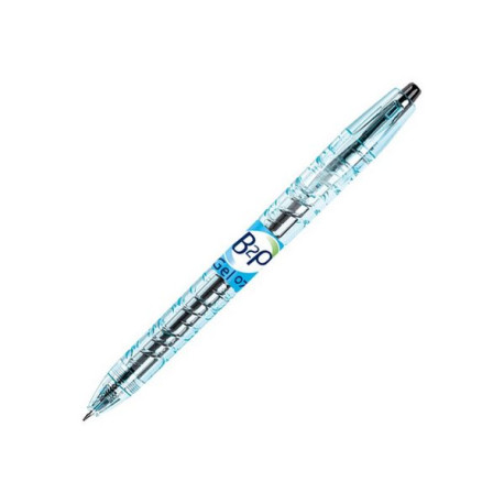 Pilot B2P Begreen - Penna a sfera - nero - inchiostro gel - 0.7 mm - medio - retrattile