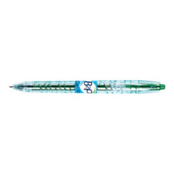 Pilot B2P Begreen - Penna a sfera - verde - inchiostro gel - 0.7 mm - medio - retrattile