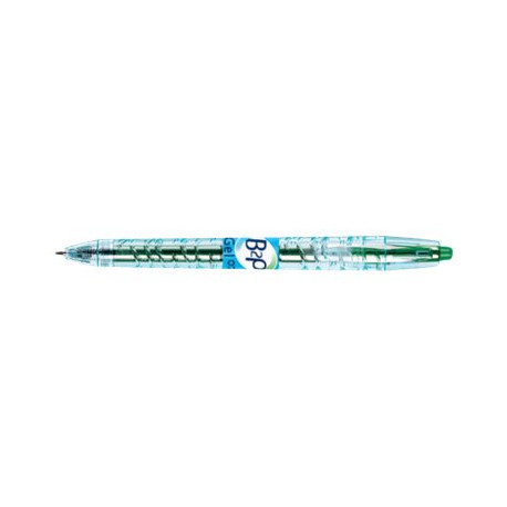 Pilot B2P Begreen - Penna a sfera - verde - inchiostro gel - 0.7 mm - medio - retrattile