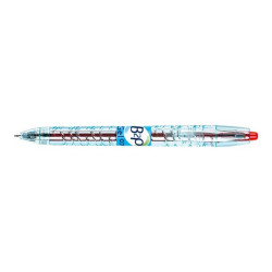 Pilot B2P Gel Begreen - Penna a sfera - rosso - inchiostro gel - 0.7 mm - medio - retrattile