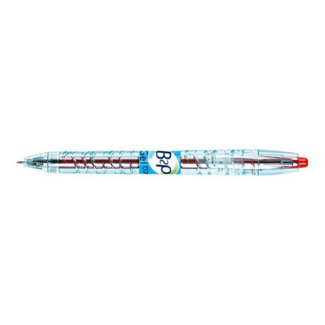 Pilot B2P Gel Begreen - Penna a sfera - rosso - inchiostro gel - 0.7 mm - medio - retrattile