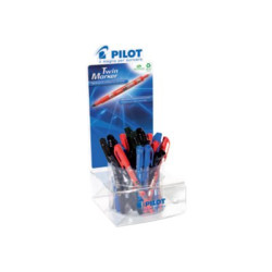 Pilot Begreen - Pennarello a due punte - permanente - nero, rosso, blu - 0.3 mm / 0.5 mm - extra fine / fine (pacchetto di 40)