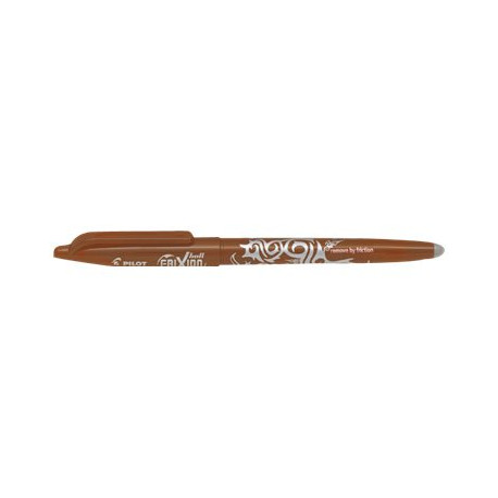 Pilot FriXion Ball - Penna a sfera - non permanente - marrone - inchiostro in gel sensibile al calore - 0.7 mm - con gomma