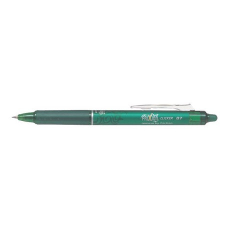 Pilot FriXion Ball Clicker - Penna a sfera - non permanente - verde - inchiostro in gel sensibile al calore - 0.7 mm - medio - 