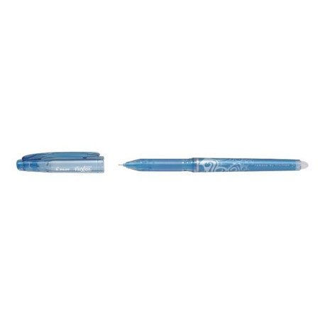 Pilot FriXion Point - Penna a sfera - non permanente - blu chiaro - inchiostro in gel sensibile al calore - 0.5 mm - fine - con