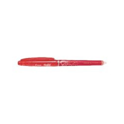 Pilot FriXion Point - Penna a sfera - non permanente - rosso - inchiostro in gel sensibile al calore - 0.5 mm - fine - con gomm