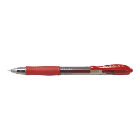 Pilot G-2 - Penna a sfera - rosso - inchiostro gel - 0.7 mm - medio - retrattile