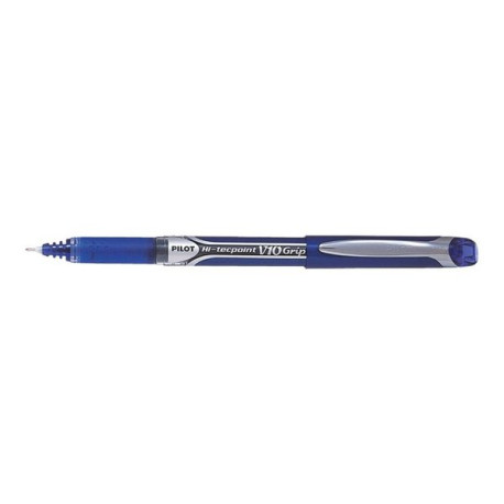 Pilot Hi-Tecpoint V10 Grip - Penna a sfera - blu - 1 mm - larga