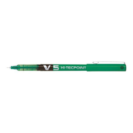 Pilot Hi-Tecpoint V5 - Penna a sfera - verde - 0.5 mm - fine