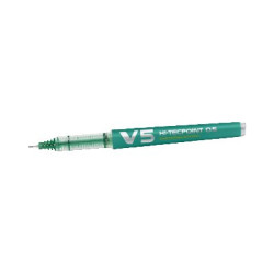 Pilot Hi-Tecpoint V5 Begreen - Penna a sfera - verde - 0.5 mm - fine