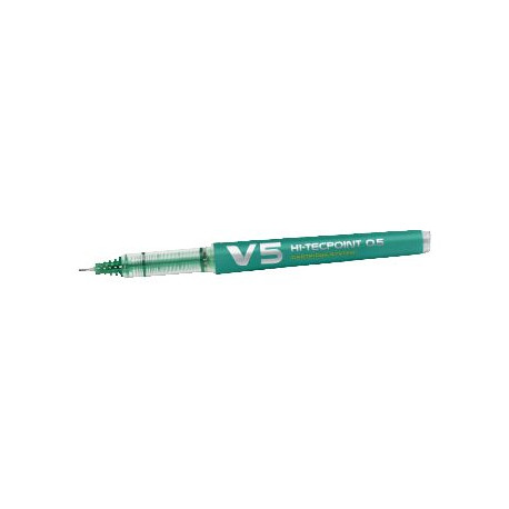 Pilot Hi-Tecpoint V5 Begreen - Penna a sfera - verde - 0.5 mm - fine