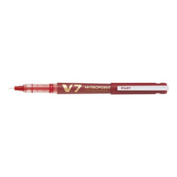 Pilot Hi-Tecpoint V7 Begreen - Penna a sfera - rosso - 0.7 mm - medio (pacchetto di 10)