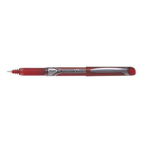 Pilot Hi-Tecpoint V7 Grip - Penna a sfera - rosso - 0.7 mm - medio