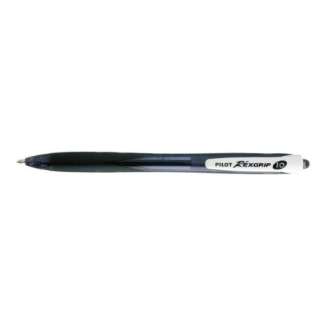 Pilot Rexgrip Begreen - Penna a sfera - nero - 1 mm - medio - retrattile