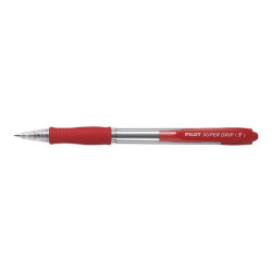 Pilot Super Grip - Penna a sfera - rosso - inchiostro a base olio - 0.7 mm - fine