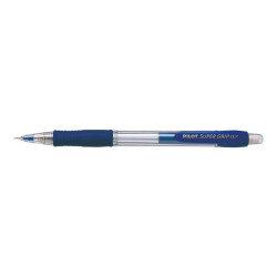 Pilot Super Grip H-187 - Portamina - HB - 0.7 mm - medio - retrattile - con gomma (pacchetto di 24)