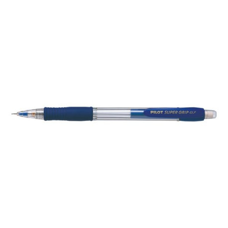 Pilot Super Grip H-187 - Portamina - HB - 0.7 mm - medio - retrattile - con gomma (pacchetto di 24)