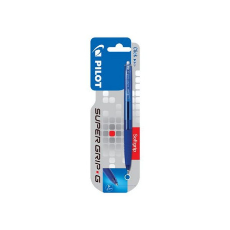 Pilot Super Grip-G - Penna a sfera - blu - inchiostro a base olio - 0.7 mm - fine - retrattile