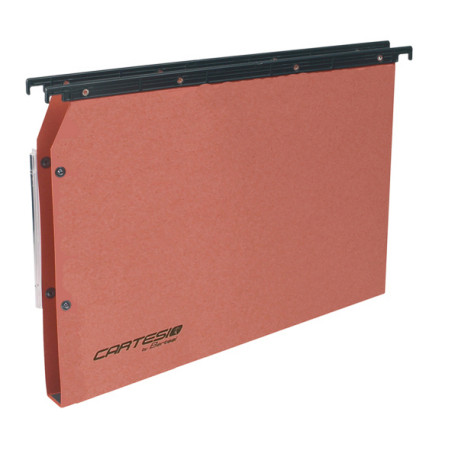 Cartella sospesa Cartesio Plus - armadio - interasse 33 cm - fondo U - 33 x 28 cm - arancio - Bertesi