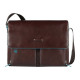 Piquadro Blue Square - Borsa trasporto notebook - 14" - mogano