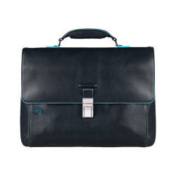 Piquadro Blue Square - Borsa trasporto notebook - 15" - blu notte