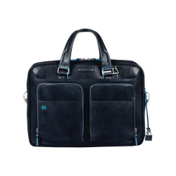 Piquadro Blue Square - Borsa trasporto notebook - 15" - blu notte