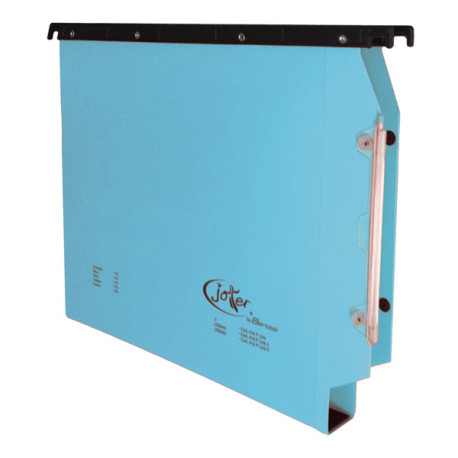 Cartella sospesa Joker - armadio - interasse 33 cm - fondo U - 33 x 28 cm - blu - Bertesi