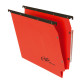 Cartella sospesa Joker - armadio - interasse 33 cm - fondo V - 33 x 28 cm - rosso - Bertesi