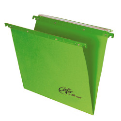 Cartella sospesa Joker - cassetto - interasse 33 cm - fondo V - 31,3 x 25 cm - verde - Bertesi